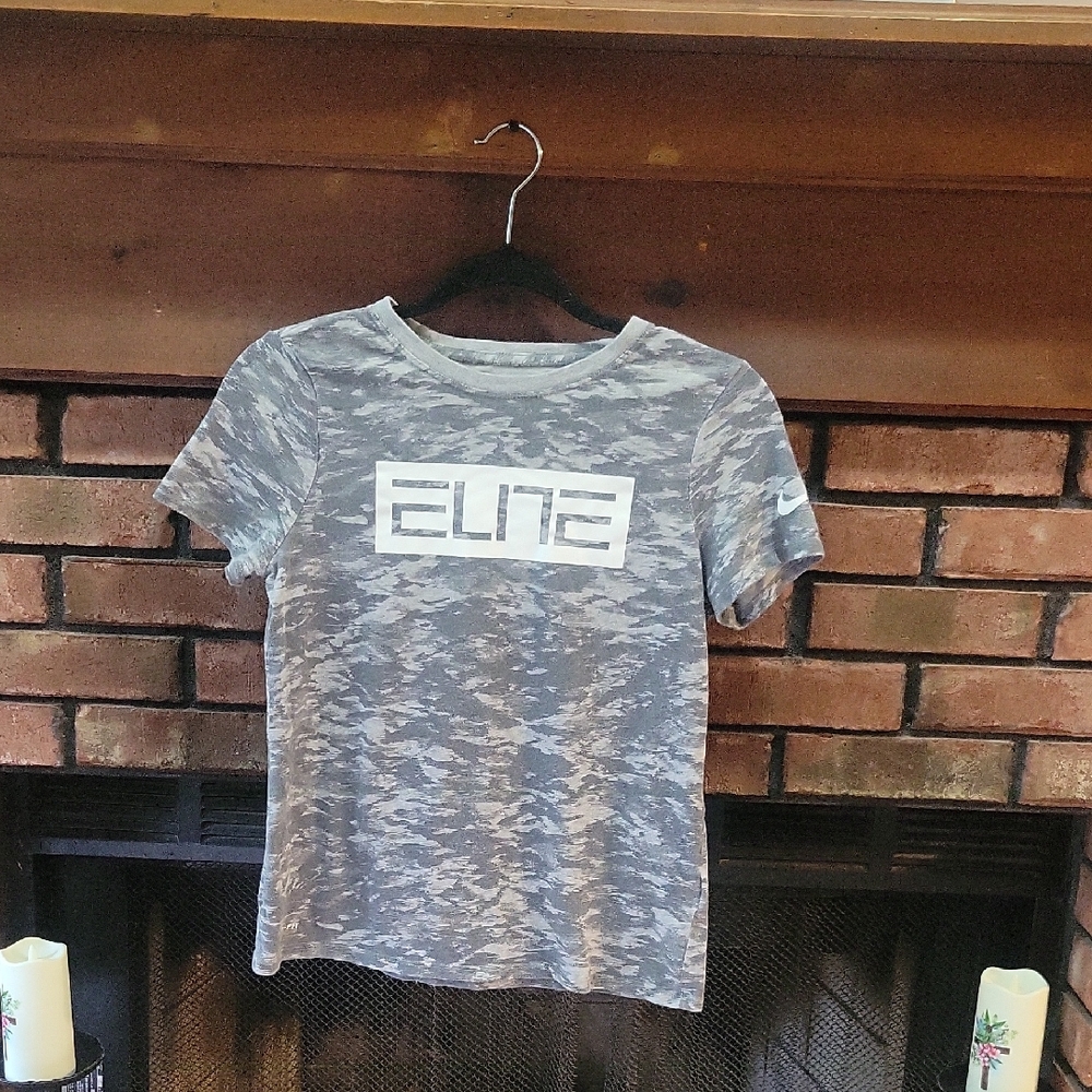 Nike Gray Camo Performance Tee
